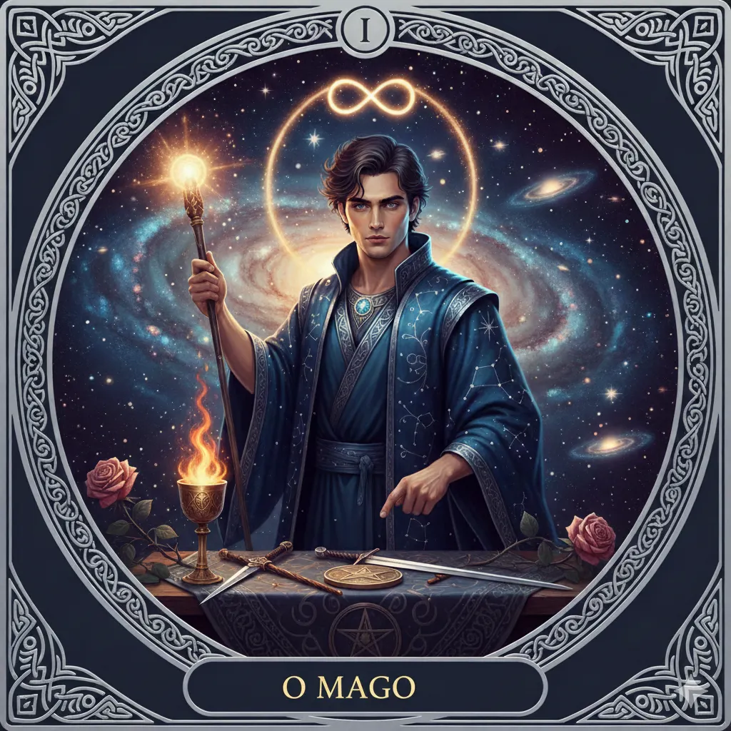A Carta O Mago do Tarot: Significados Profundos, Simbolismo, Amor, Trabalho e Espiritualidade 9 A Carta O Mago do Tarot: Significados Profundos, Simbolismo, Amor, Trabalho e Espiritualidade