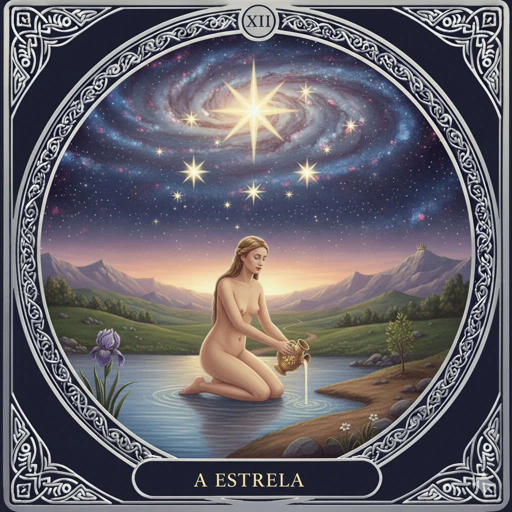 A Estrela no Tarot: Significado Completo, Amor, Trabalho, Espiritualidade e Psicologia Profunda da Carta 17 5 A Estrela no Tarot: Significado Completo, Amor, Trabalho, Espiritualidade e Psicologia Profunda da Carta 17