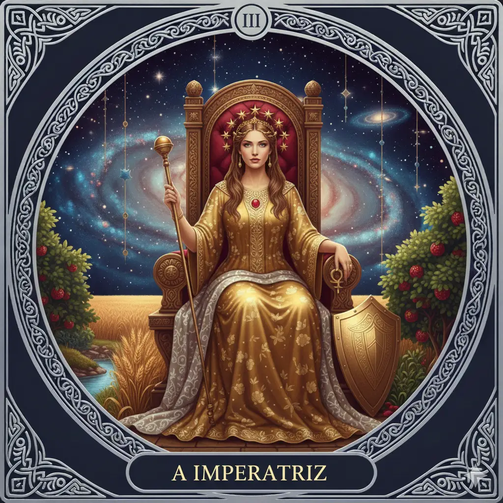 A Imperatriz do Tarot: Significado Completo da Carta, Amor, Gravidez, Dinheiro, Trabalho, Espiritualidade e Abundância 7 A Imperatriz do Tarot: Significado Completo da Carta, Amor, Gravidez, Dinheiro, Trabalho, Espiritualidade e Abundância