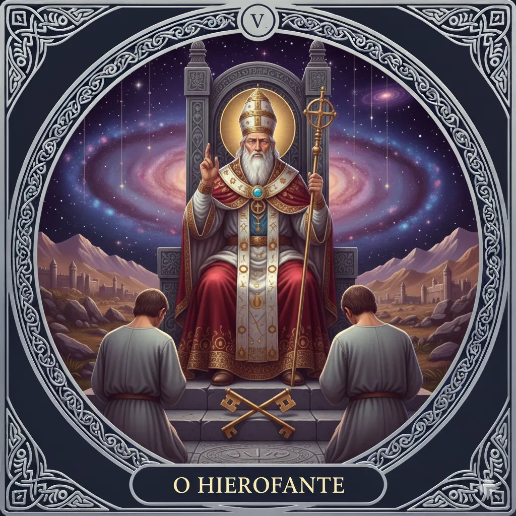 O Hierofante do Tarot: Significado Completo, Amor, Casamento, Espiritualidade, Trabalho, Conselho e Interpretação Profunda 5 O Hierofante do Tarot: Significado Completo, Amor, Casamento, Espiritualidade, Trabalho, Conselho e Interpretação Profunda