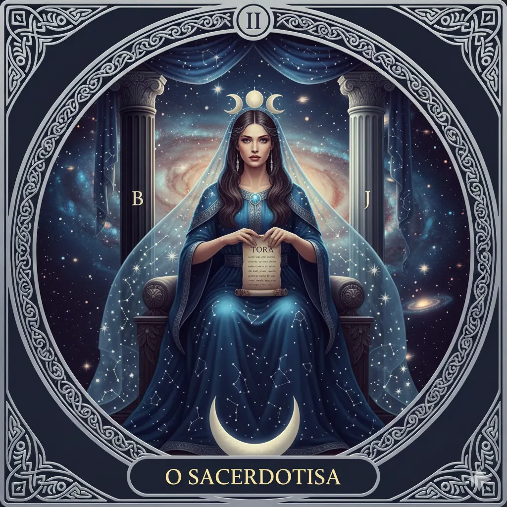 A Sacerdotisa do Tarot: Significado Completo da Carta, Simbolismo Oculto, Amor, Trabalho, Espiritualidade e Autoconhecimento 8 A Sacerdotisa do Tarot: Significado Completo da Carta, Simbolismo Oculto, Amor, Trabalho, Espiritualidade e Autoconhecimento