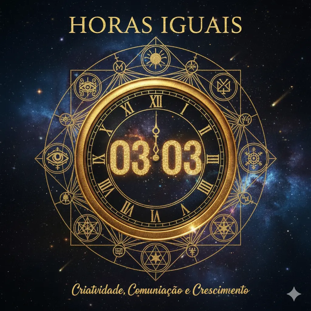 Horas Iguais 03:03: Significado Espiritual, Numerologia, Amor, Trabalho e Mensagens do Universo 1 Horas Iguais 03:03: Significado Espiritual, Numerologia, Amor, Trabalho e Mensagens do Universo
