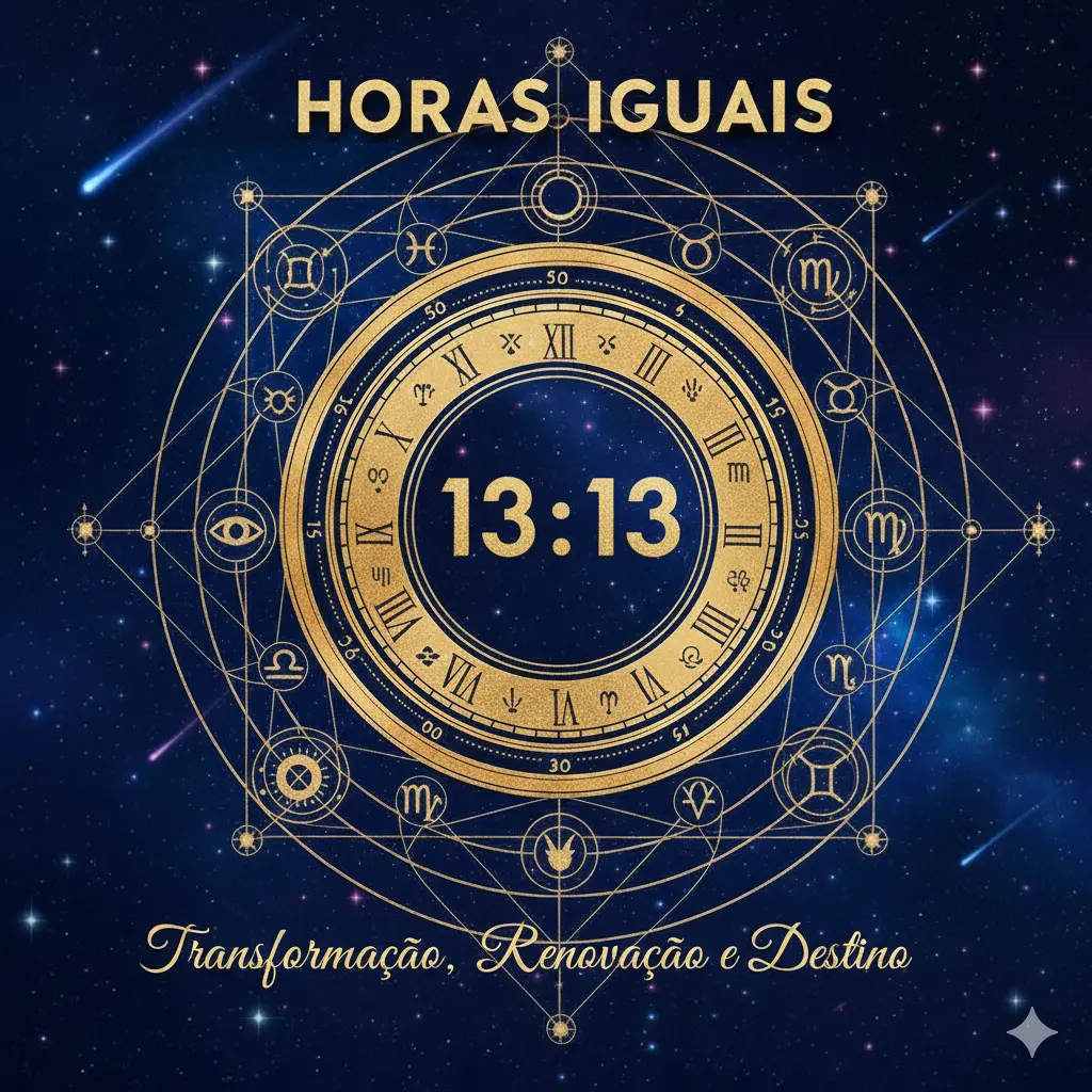 Horas Iguais 13:13: Significado Espiritual, Numerologia, Amor, Anjos e Transformação Pessoal 1 Horas Iguais 13:13: Significado Espiritual, Numerologia, Amor, Anjos e Transformação Pessoal