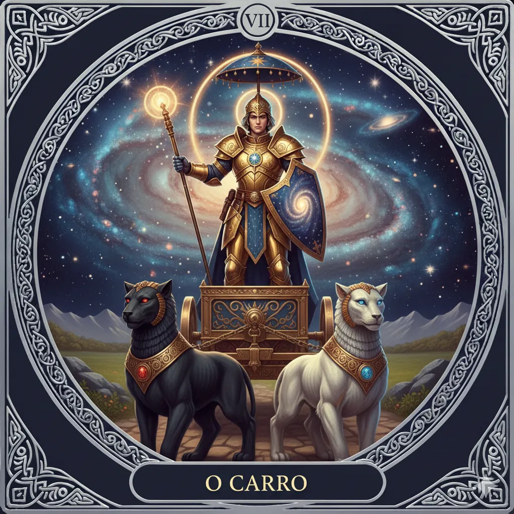 O Carro do Tarot: Significado Completo da Carta, Amor, Trabalho, Vitória, Destino, Sim ou Não e Interpretação Profunda 3 O Carro do Tarot: Significado Completo da Carta, Amor, Trabalho, Vitória, Destino, Sim ou Não e Interpretação Profunda