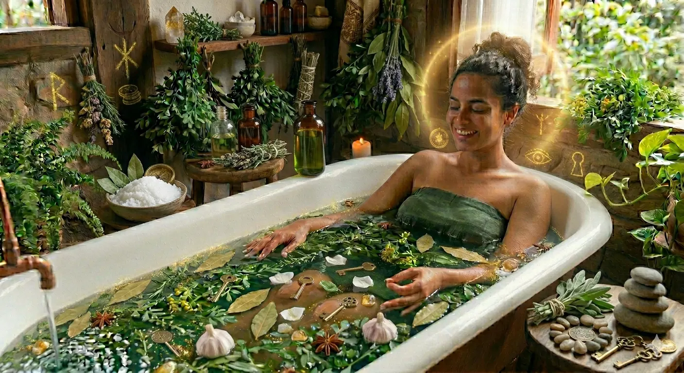 Banho de ervas para limpeza espiritual: Renove sua energia 7 Banho de ervas para limpeza espiritual: Renove sua energia